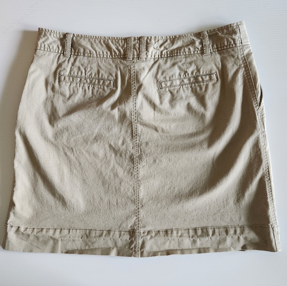 Merona Khaki A-line Skirt - Picture 3 of 6